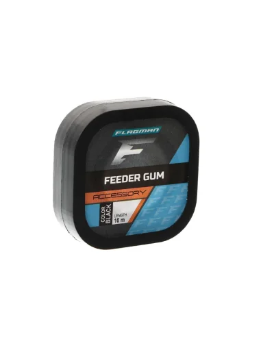 Shock absorber Flagman Feeder Gum Black 0.8mm 10m
