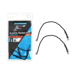 Twisted Pair Shock Absorber with Feeder Gum Flagman SOFT 2pcs 8cm FLAGMAN - 1