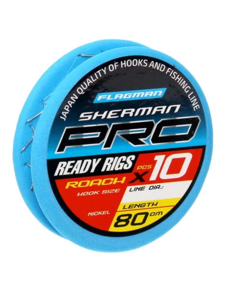 Ready Made Rigs Flagman Sherman Pro Roach 80cm no- 12 FLAGMAN - 1
