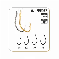 Ready-made Aji Feeder Gold Rigs No. 10 / 0,16mm TRAPER - 1