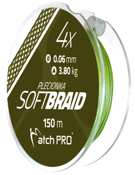 BRAIDED LINE TEAM SOFT BRAID MatchPro X4 150m 0,10mm MatchPRO - 1