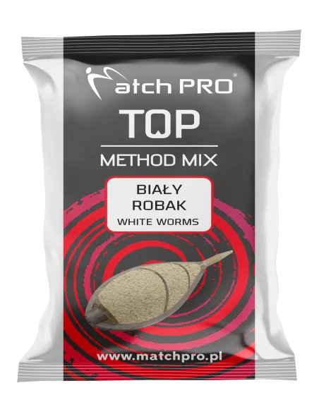 Groundbait MatchPro METHODMIX WHITE WORM 700g MatchPRO - 1