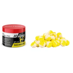 Wafters MATCHPRO Worms 3D Duo PINEAPPLE 12mm 20g MatchPRO - 1