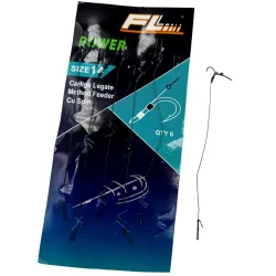 POWER Method Feeder Ready Rigs on Braided Line with Needle Size 14  - 1