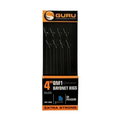 Guru QM1 Rigs with Bayonet 0.19mm 10cm - Size 12 GURU - 1 2