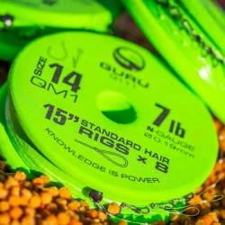 Guru QM1 Standard Hair Rigs 38cm 0.22mm - 12 GURU - 1 2