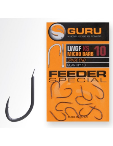 Hooks Guru Feeder LWGF Special XS Spade End - size S 8