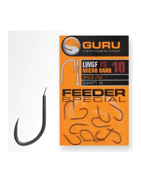 Hooks Guru Feeder LWGF Special XS Spade End - size S 8 GURU - 1