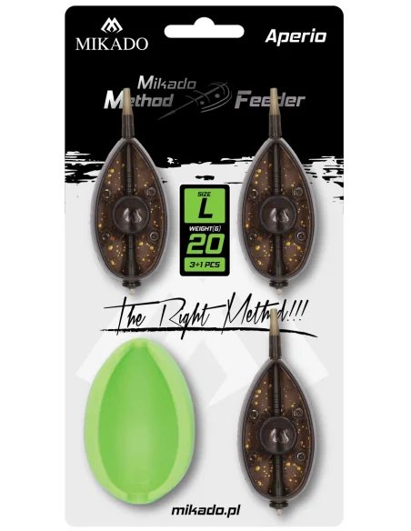 Mikado Method Feeder Aperio L Set - Baskets 3 x 30g + Mold MIKADO - 1