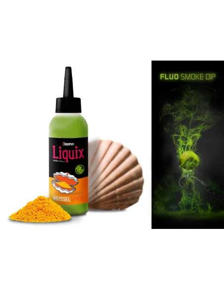 Dip Delphin Fluo LiquiX Małże-Przyprawy 100ml DELPHIN - 1