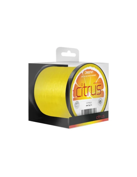 Żyłka Delphin CITRUS żółta 1200m - 0.28mm DELPHIN - 1