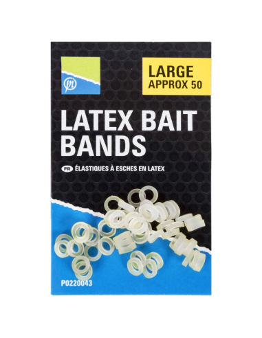 Gumki do pelletu Preston Latex Bait Bands – Large