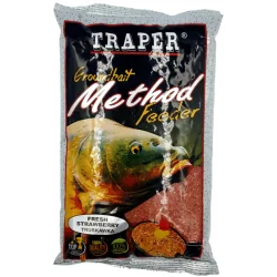 Zanęta Traper Method Feeder Truskawka 750g TRAPER - 1