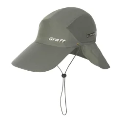Czapka wędkarska GRAFF 101-CL z ochroną przeciwsłoneczną UPF30. GRAFF - 1