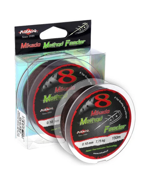 Plecionka Mikado OCTA METHOD FEEDER 8x- 0.08mm 150m BRĄZOWA MIKADO - 1