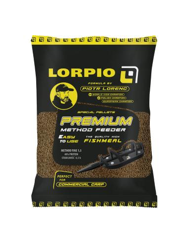 PELLET LORPIO METHOD FINE 1,5mm 700g