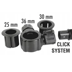 Traper Triple GST Click Carbo Red 40cm TRAPER - 1 2