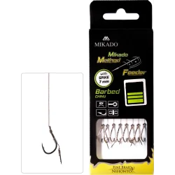 Przypony Do Method Feeder Na Plecionce z Igłą Mikado nr  - 14 / 0,10mm MIKADO - 1