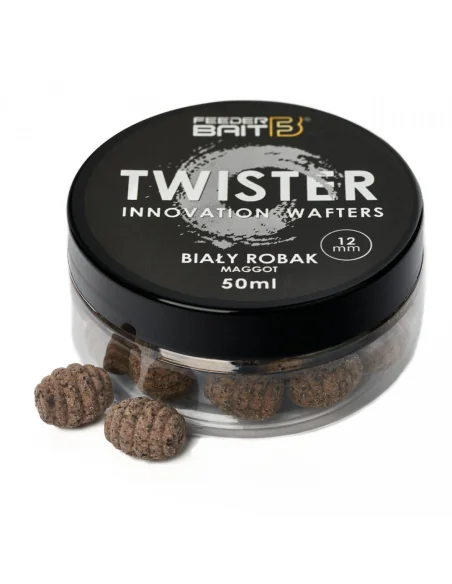 Feeder Bait TWISTER Wafters 12mm White Worm FEEDER BAIT - 1