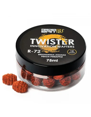 Feeder Bait TWISTER Wafters 12mm Peach Pineapple