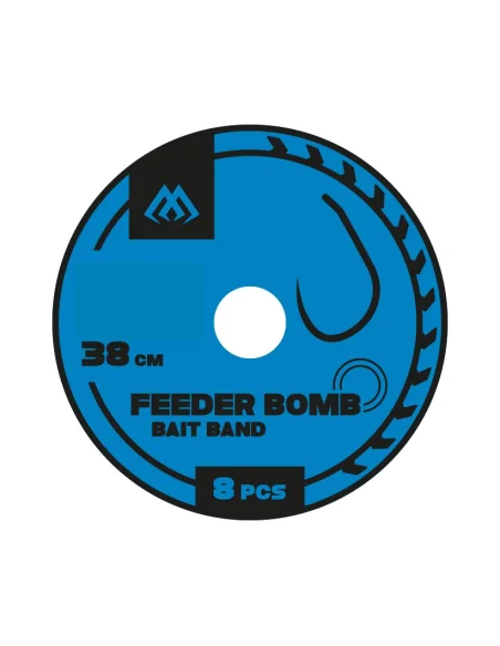 Przypony Mikado FEEDER BOMB 14/0,18mm z gumką 38cm MIKADO - 1