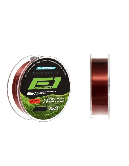 Żyłka Flagman  Feeder F1 Special 150m. Brown 0.26m FLAGMAN - 1