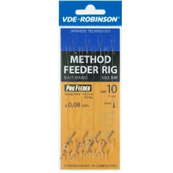 Przypony VDE-Robinson Method Feeder 502BM Barbed / Plecionka / Z Gumką - roz. 6 ROBINSON - 1