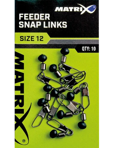 Matrix Feeder Bead Snap Links - Size 12