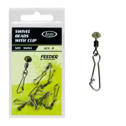 KRĘTLIK LORPIO Z KORALIKIEM I AGRAFKĄ SMALL 8szt Lorpio - 1