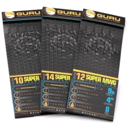 Przypony Guru Super MWG Rig Z Bagnet 0.22mm 10cm - rozm 10 GURU - 1 2