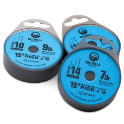 Przypony GURU Super MWG Z Bagnetem 38cm 0.19mm - rozm 12 GURU - 1 2