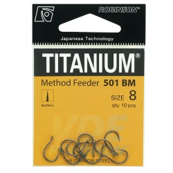 Haczyki ROBINSON Titanium MF bezzadzior 501 roz.10 ROBINSON - 1