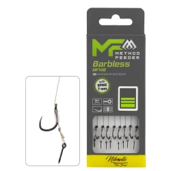 PRZYPONY MIKADO METHOD FEEDER NA PLECIONCE  MF14 Z IGŁĄ BARBLESS rozm - 14 MIKADO - 1