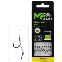 PRZYPONY MIKADO METHOD FEEDER NA PLECIONCE MF14 Z IGŁĄ Barbed rozm - 10 MIKADO - 1