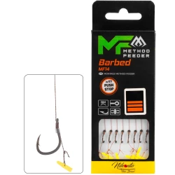 PRZYPONY MIKADO METHOD FEEDER NA PLECIONCE MF14 Push Stop BARBED rozm - 6 MIKADO - 1