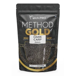 PELLET MatchPRO METHOD GOLD DARK CARP 2mm 700g MatchPRO - 1