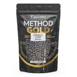 PELLET MatchPRO METHOD GOLD ENERGY CARP 6mm 700g MatchPRO - 1