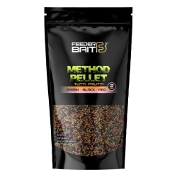 Pellet Feeder Bait 2mm Tutti Frutti -Green & Black & Red FEEDER BAIT - 1