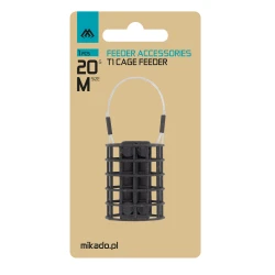 KOSZYCZEK ZANĘTOWY MIKADO - T1 CAGE FEEDER - rozm. M -40g MIKADO - 1 2