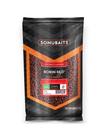 Sonubaits Feed Pellets Robin Red 4mm 900g