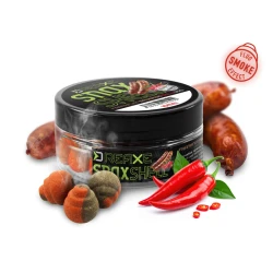 Przynęta Wfters Smoke D SNAX SHELL 10mm Frankfurterka - Chilli DELPHIN - 1