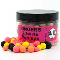 Ringers Boilies Allsorts Pop Up 8/10mm Balls RINGERS - 1