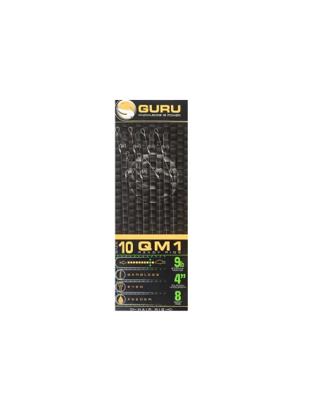 Guru QM1 Standard Hair Rigs - 10 - 0,19mm GURU - 1