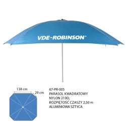 VDE-Robinson Square Umbrella 250cm ROBINSON - 1