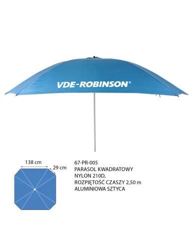 VDE-Robinson Square Umbrella 250cm