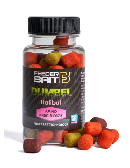 Feeder Bait DUMBEL 8mm 75ml Fluo Halibut FEEDER BAIT - 1
