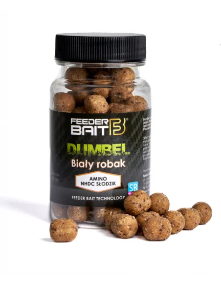 Feeder Bait DUMBEL 8mm 75ml White Worm FEEDER BAIT - 1