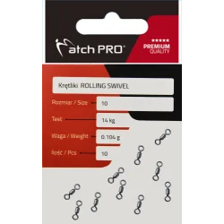 Swivel MATCHPRO Rolling Swivel No. 7/22kg 10pcs MatchPRO - 1