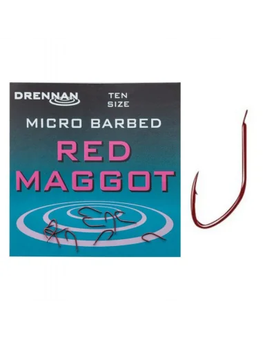 DRENNAN Red Maggot Hooks No.14