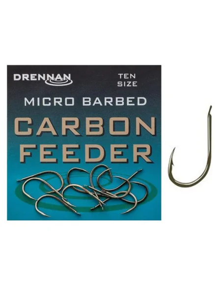 DRENNAN Carbon Feeder Hooks No. 10 DRENNAN - 1